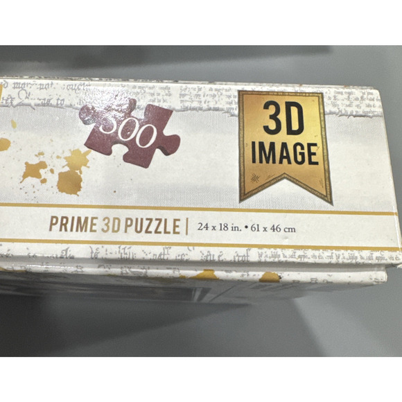 Harry Potter Wizarding World Hogwarts & Hedwig 500 P Jigsaw Puzzle 3D INCOMPLETE - Picture 6 of 7